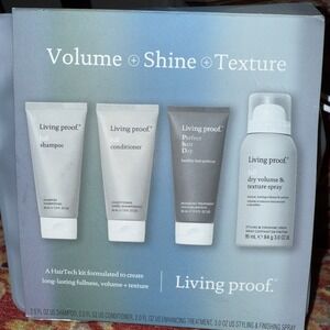Living Proof Volume + Shine + Texture 4 pc Shampoo, Conditioner, Spray, Treatmen